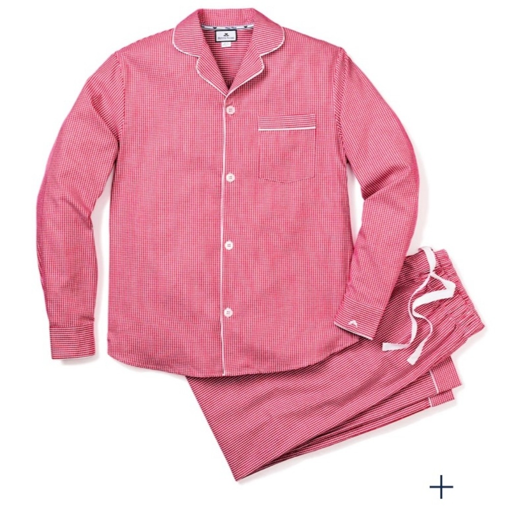 Men's Classic Red Striped Pajama Set